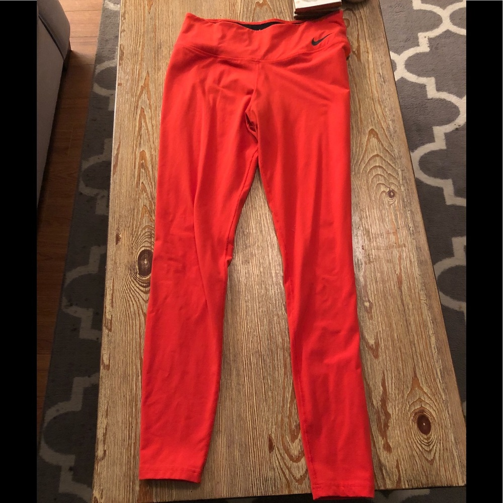 Red Nike Workout leggings